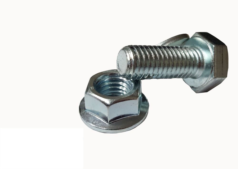 DIN 931//DIN 934 Sechskantschrauben mit Schaft und Sechskantmuttern - Maschinenschrauben M10x55 - - SC931//SC934 SC-Normteile/® 5 St/ück V2A Edelstahl A2