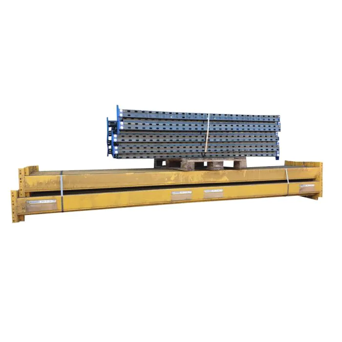 Palettenregal Restpostenpaket, Regallänge: 17,60 - 20,65 lfm. Regalständer: 2.000 x 900 - 1.200 mm 