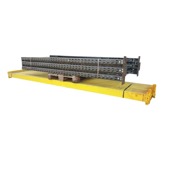 Palettenregal Restpostenpaket, Regallänge: 17,60 - 20,65 lfm. Regalständer: 2.000 x 900 - 1.200 mm 