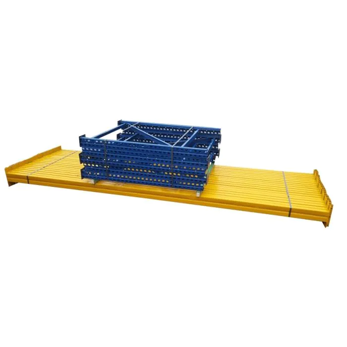 Palettenregal Restpostenpaket, Regallänge: 17,60 - 20,65 lfm. Regalständer: 2.000 x 900 - 1.200 mm 