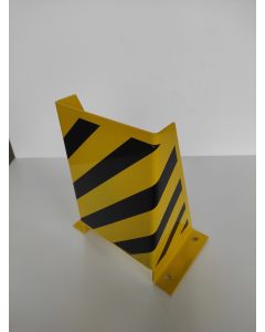 U - Anfahrschutzecke Palettenregal, neu | Gesamthöhe: 400 mm | Gesamtbreite: 350 mm | Öffnungsmaß: 235 mm | gelb-schwarz