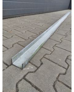 U-Profil, gebraucht | Feuerverzinkt | Stahlträger | Eisenträger | Gesamtlänge: ca. 3.420 mm | U: 45 x 80 mm | Materialstärke: 4,00 mm 