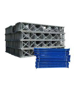 Palettenregalanlage Regalanlage, gebraucht | SSI Schäfer PR 600 | Regalständer: 6.295 x 850 mm | Lichte Weite: 3.600 mm | K: 110 x 50 mm | Regallänge: Auswählbar 