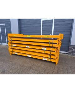 Palettenregaltraverse Regaltraverse, gebraucht | Jung Heinrich Delta | Lichte Weite: 2.695 mm | K: 90 x 45 mm | gelb | 3 HK