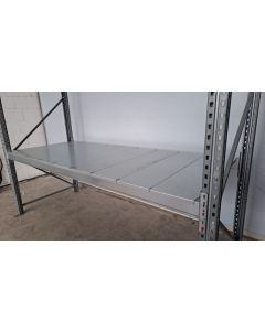 Stahlpaneel Fachboden f. Palettenregal Hochregal, neu | für Ständertiefe 1.100 mm | 1.110 x 295 mm (TxB) | sendzimir verzinkt