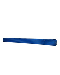 Palettenregalständer Regalständer, gebraucht | Duwic | Rahmenprofil: 100 x 80 x 3,0 mm | Ständerhöhe: 8.500 mm | Ständertiefe: 1.000 mm | blau