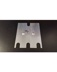 Ausgleichsblech Nivelierblech f&uuml;r Palettenregalst&auml;nder, gebraucht | Jungheinrich MPB | Abm.: 140 x 120 mm | Materialst&auml;rke: 1 mm