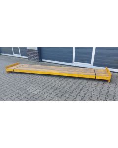 Palettenregaltraverse Traverse Palettenregal, gebraucht | META Thyssen | lichte Weite: 3.600 mm | K: 100 x 50 mm | gelb | 3 HK