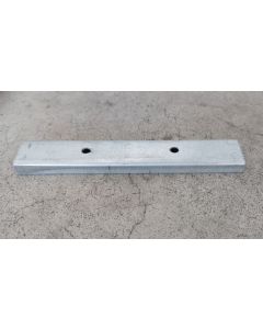 Regalverbinder Rahmenverbinder Fachbodenregal, gebraucht | SSI Sch&auml;fer R 3000 | Gesamtl&auml;nge: 120 mm | Rahmendistanz: 6 mm | U-Profil: 20 x 8 mm