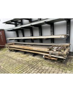 U-Profil Stahlträger Eisenträger, gebraucht / Gesamtlänge: ca. 6.000 mm / U: 50 x 38 mm / Materialstärke Steg: 5,00 mm / grau 