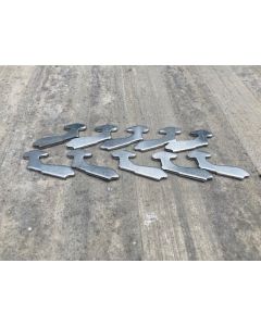 10x Sicherungsstifte, gebraucht / für Palettenregal Mecalux