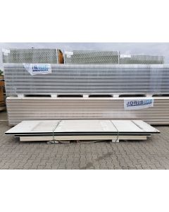 Sandwichplatten 60 mm Wand II. Wahl weiß Paket 895B