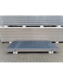 Sandwichplatten 40 mm Wand II. Wahl RAL 7016 Paket 899B