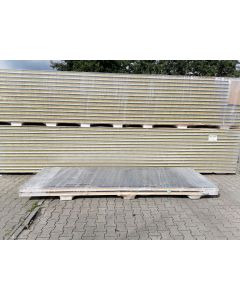 Sandwichplatten 80 mm Wand II. Wahl RAL 7016 Paket 901B