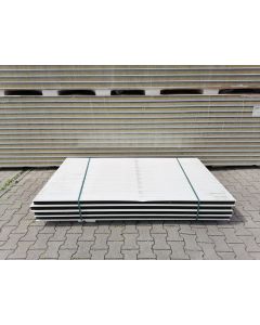Sandwichplatten 60 mm Wand II. Wahl weiß Paket 909B