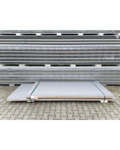 Sandwichplatten 80 mm Wand II. Wahl RAL 9006 Paket 923B