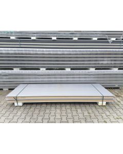 Sandwichplatten 100 mm Wand II. Wahl RAL 9006 Paket 924B