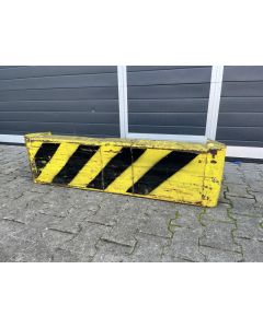 Anfahrschutzleitplanke Anfahrschutz Palettenregal, gebraucht / für Einzelregalreihen / Gesamtlänge: 1.290 mm / f. Regaltiefe 1.100 mm 