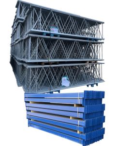 Palettenregalanlage Palettenregal gebraucht, Bito PRO | Regalständer: 5.000 x 1.100 mm | lichte Weite: 3.600 mm| Regallänge: Auswählbar
