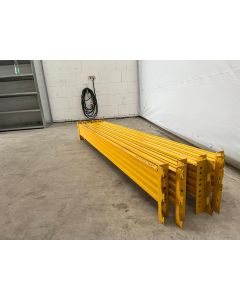 Palettenregaltraverse Traverse Palettenregal, gebraucht | Metal Sistem Unipal | lichte Weite: 1.800 mm | K: 140 x 45 mm | gelb