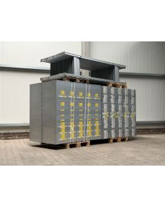 Fachbodenregal Magazinregal, gebraucht | SSI Sch&auml;fer R 3000 | Gesamth&ouml;he: 2.500 mm | Gesamttiefe: 600 mm | 6 Ebenen | Regall&auml;nge: 55,49 lfm.