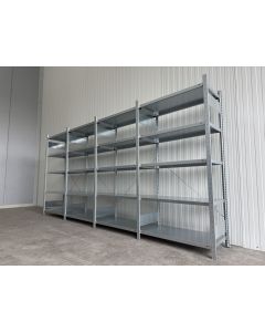 Fachbodenregal Magazinregal, neu | META CLIP | Gesamth&ouml;he: 2.000 mm | Gesamttiefe: 500 mm | Regall&auml;nge: 4,25 lfm.