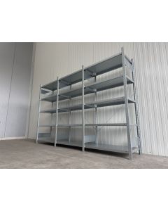 Fachbodenregal Magazinregal, neu | META CLIP | Gesamth&ouml;he: 2.000 mm | Gesamttiefe: 500 mm | Regall&auml;nge: 3,20 lfm.