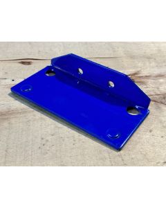 Fußplatte Fußplatten f. Palettenregal, neu/ Nedcon NS / für 120 mm Rahmenprofil / Capriblau 