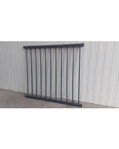 Gel&auml;nder Absperrung Balkon, gebraucht | Gel&auml;nderl&auml;nge: 1.110 mm | Gesamth&ouml;he: 997 mm | anthrazit 