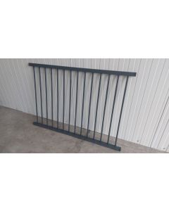 Gel&auml;nder Absperrung Balkon, gebraucht | Gel&auml;nderl&auml;nge: 1.450 mm | Gesamth&ouml;he: 997 mm | anthrazit 