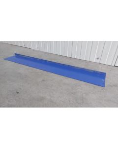 L-Winkel Wandanschlussblech Gel&auml;nder, gebraucht | Gesamtl&auml;nge: 1.030 mm | L-Winkel: 150 x 30 mm | blau