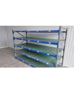 Weitspannregal Magazinregal, gebraucht | Bito WS-L / WS | Gesamth&ouml;he: 2.000 mm | Gesamttiefe: 1.100 mm | Regall&auml;nge: 2.820 mm
