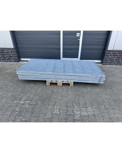 Gitterrost Regalrost Schweißrost, gebraucht | Gesamttiefe: 2.460 mm | Gesamtbreite: 1.130 mm | Maschenweite: 35 x 40 mm | Bezeichnung: GR-126