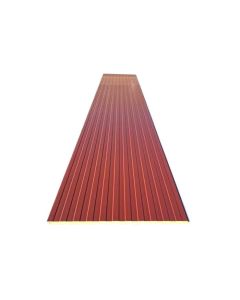 Sandwichplatten für Wand I. Wahl 40mm Rotbraun Länge 6,00 (32,75€/QM)