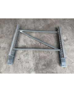 Endst&auml;ndererh&ouml;hung seitliche Herabfallsicherung Palettenregal, gebraucht | BITO PRO | Nutzh&ouml;he: 500 mm | Materialfarbe: sendzimir verzinkt | Tiefe: ausw&auml;hlbar