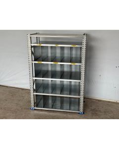 Fachbodenregalanlage Fachbodenregal, gebraucht | SSI Schäfer PR 600 | Regalständer: 2.100 x 800 mm | Fachboden: 1.295 mm | durchgehende Fachteiler | Regallänge: 1,48 lfm. 