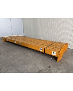 Palettenregaltraverse Traverse Palettenregal, gebraucht | Link 51 Boltless XL | lichte Weite: 2.700 mm | K: 120 x 50 mm | Kopftraverse | 3 HK