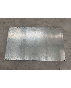 Fachboden für Fachbodenregale, gebraucht | SSI Schäfer R 3000 | f. Ständertiefe: 800 mm | Gesamtbreite: 1.280 mm | Gesamthöhe: 40 mm | sendzimir verzinkt
