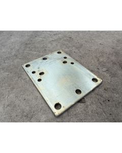Lastenverteilerplatte Druckplatte Metallplatte, gebraucht | Dexion P90 | Abm.: 147 x 182 mm | verzinkt