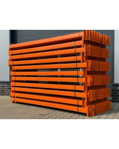 Palettenregaltraverse Traverse Palettenregal, II. Wahl | Stow Pal Rack NS | lichte Weite: 2.700 mm | Kastenprofil: 100 x 50 mm | orange