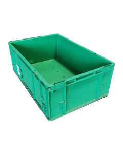 Stapelkiste Lagerkiste Transportkiste gebraucht 600x400x220 mm - Grün