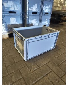 Stapelkiste Eurobeh&auml;lter Stapelbeh&auml;lter, gebraucht / Auer / 600 x 400 x 320 mm / grau