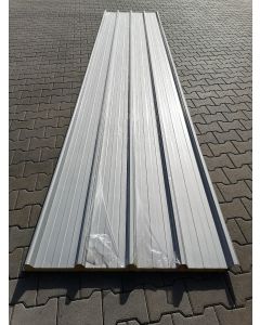 Sandwichplatten Dach 40mm Silbergrau 5,00 m (24,25&euro;/QM)