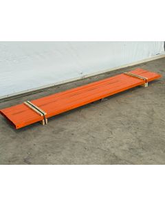 Rechteckrohr Stahlrohr Stahlträger Stahl, gebraucht | Gesamtlänge: ca. 2.780 mm | orange