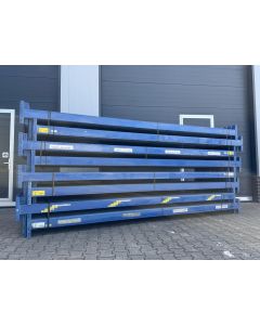 Palettenregaltraverse Traverse Palettenregal, gebraucht | Bito PL 38 | lichte Weite: 3.600 mm | K: 110 x 50 mm | blau | 3 HK