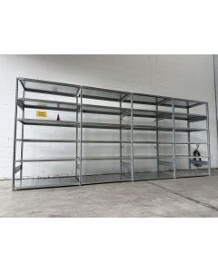 Fachbodenregal Magazinregal | SSI Schäfer R 3000 | neu & gebraucht | Gesamthöhe: 2.278 mm | Gesamttiefe: 800 mm | 6 Ebenen | Regallänge: 5,27 lfm.