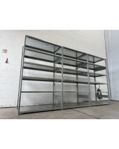 Fachbodenregal Magazinregal | SSI Schäfer R 3000 | neu & gebraucht | Gesamthöhe: 2.278 mm | Gesamttiefe: 800 mm | 6 Ebenen | Regallänge: 3,96 lfm.