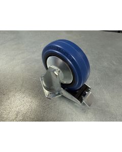 Doppelstopp-Lenkrolle Rolle Schwerlastrollen Transportrollen, neu | Ausf&uuml;hrung: mit Bremse | Raddurchmesser: 125 mm | Tragf&auml;higkeit: 200 kg