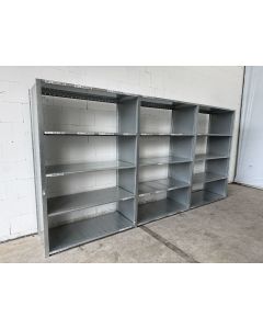 Fachbodenregal Magazinregal, gebraucht | Dexion HI280 | Gesamthöhe: 2.000 mm | Gesamttiefe: 610 mm | Regallänge: 3,96 lfm.