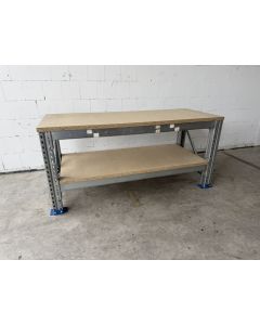 Werkbank Arbeitstisch Dexion Speedlock P90 gebraucht / Werkbankbreite: 2.010 mm / Höhe: 938 mm / Werkbanktiefe: 820 mm
